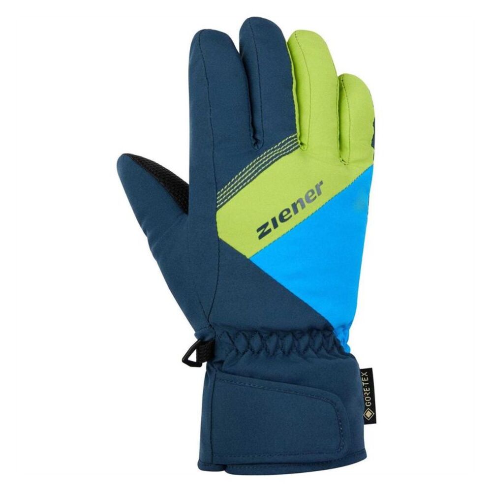 Ziener Childrens/Kids 1808 GORE-TEX Ski Gloves / Blue/Green